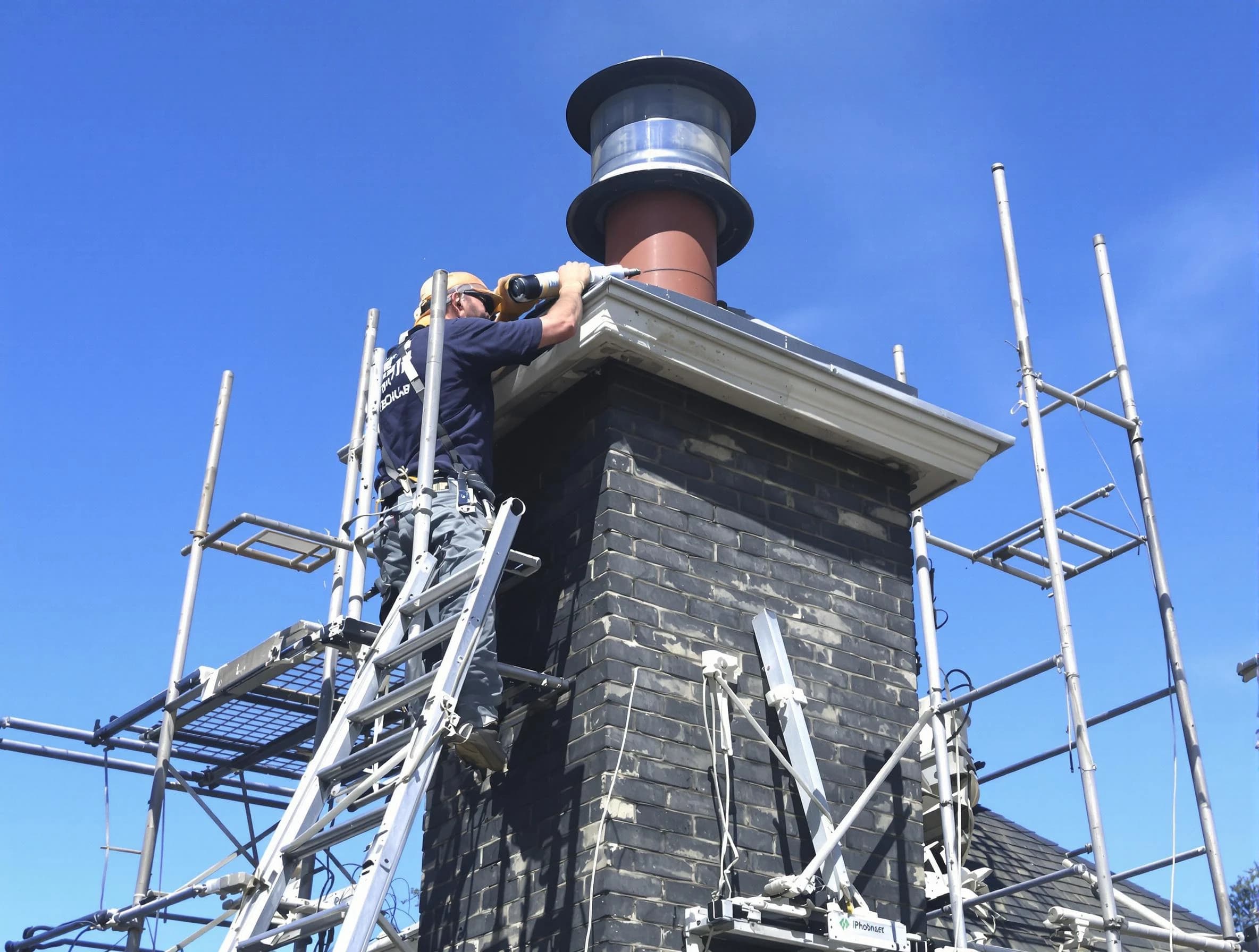 Sturdy chimney crown finished by Castle Shannon Chimney Sweep in Castle Shannon, PA