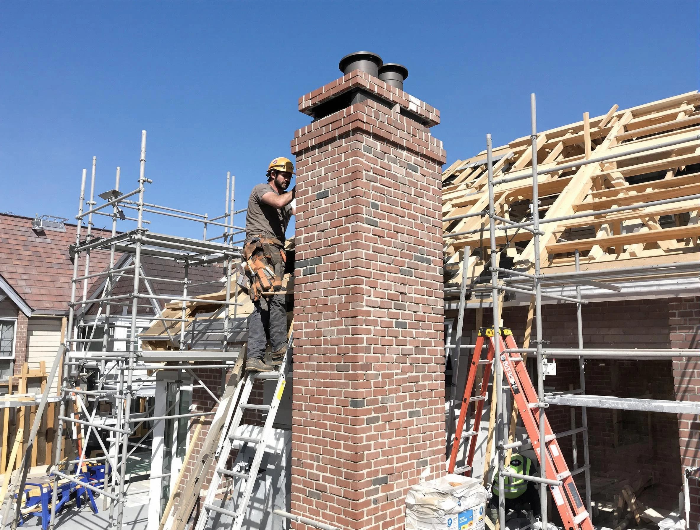 New chimney installation completed by Castle Shannon Chimney Sweep in Castle Shannon, PA