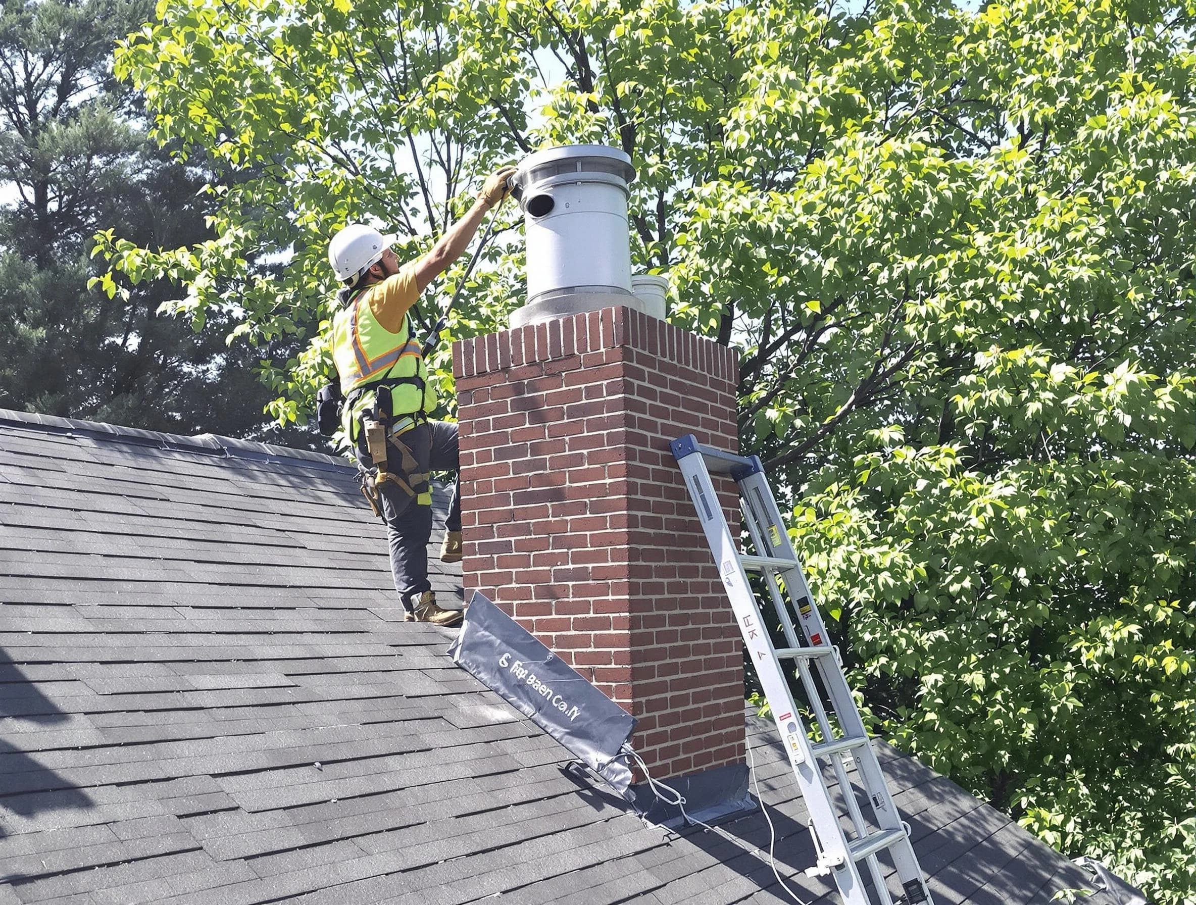 Chimney liner inspection by Castle Shannon Chimney Sweep in Castle Shannon, PA