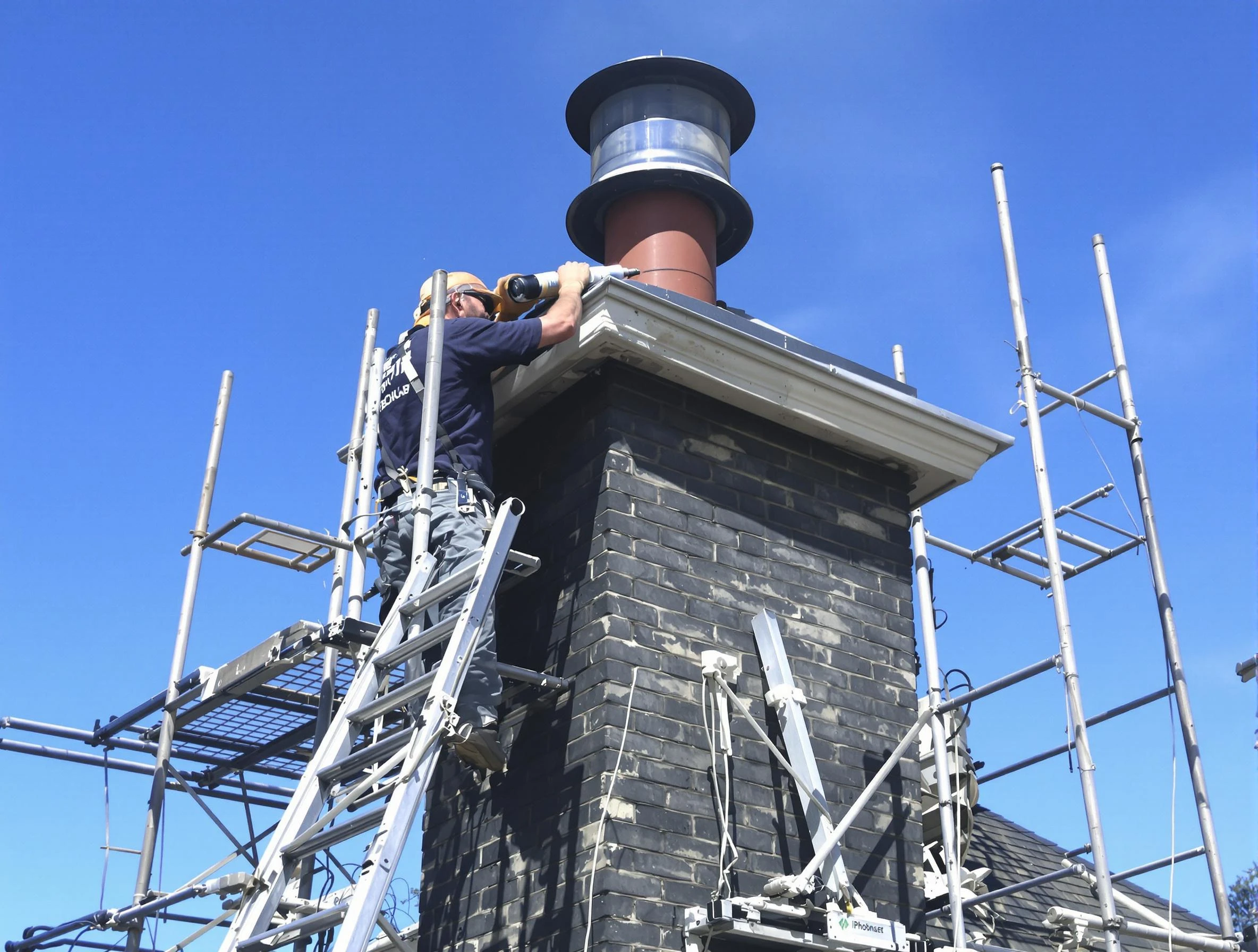 Sturdy chimney crown finished by Castle Shannon Chimney Sweep in Castle Shannon, PA