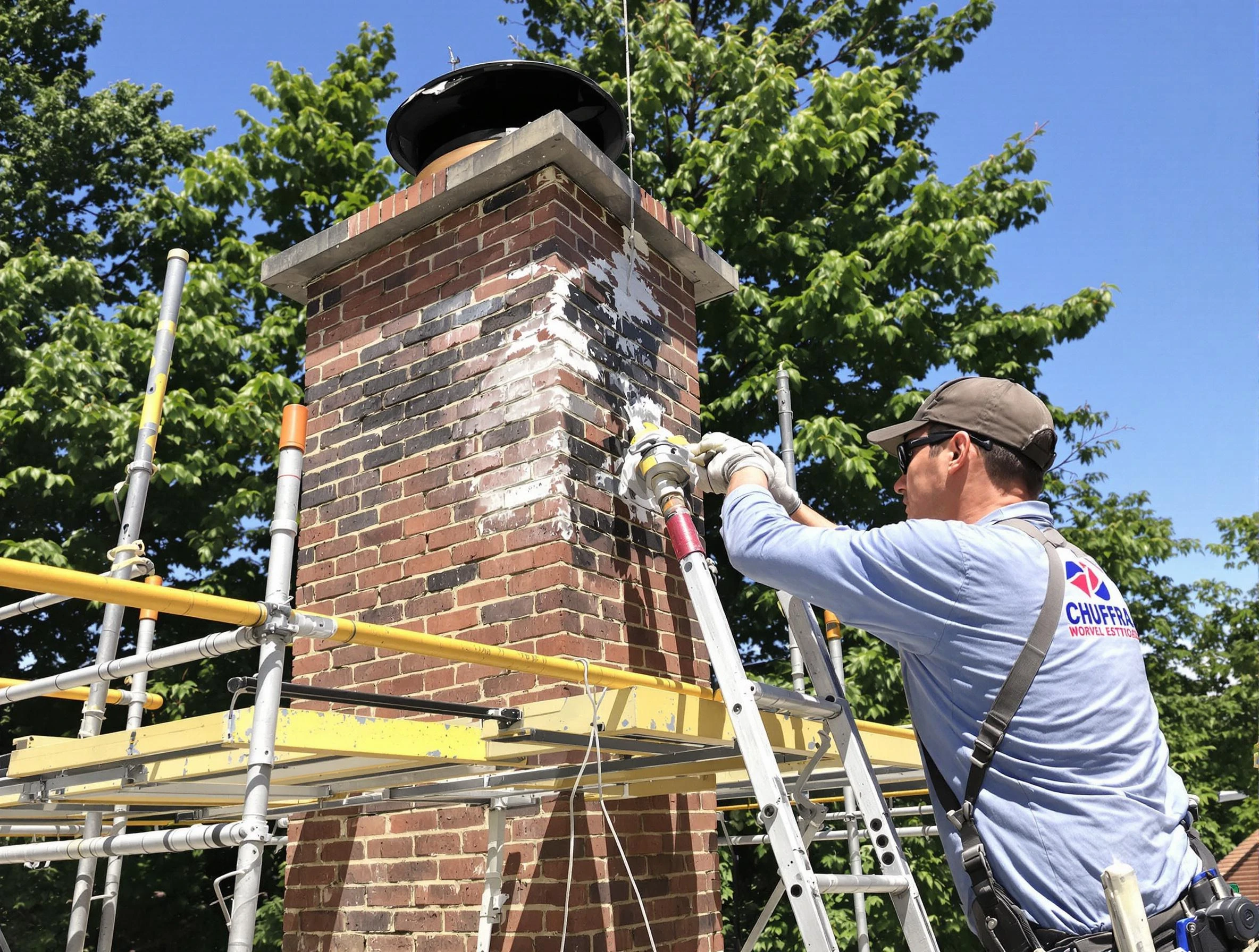 Structural chimney repair by Castle Shannon Chimney Sweep in Castle Shannon, PA